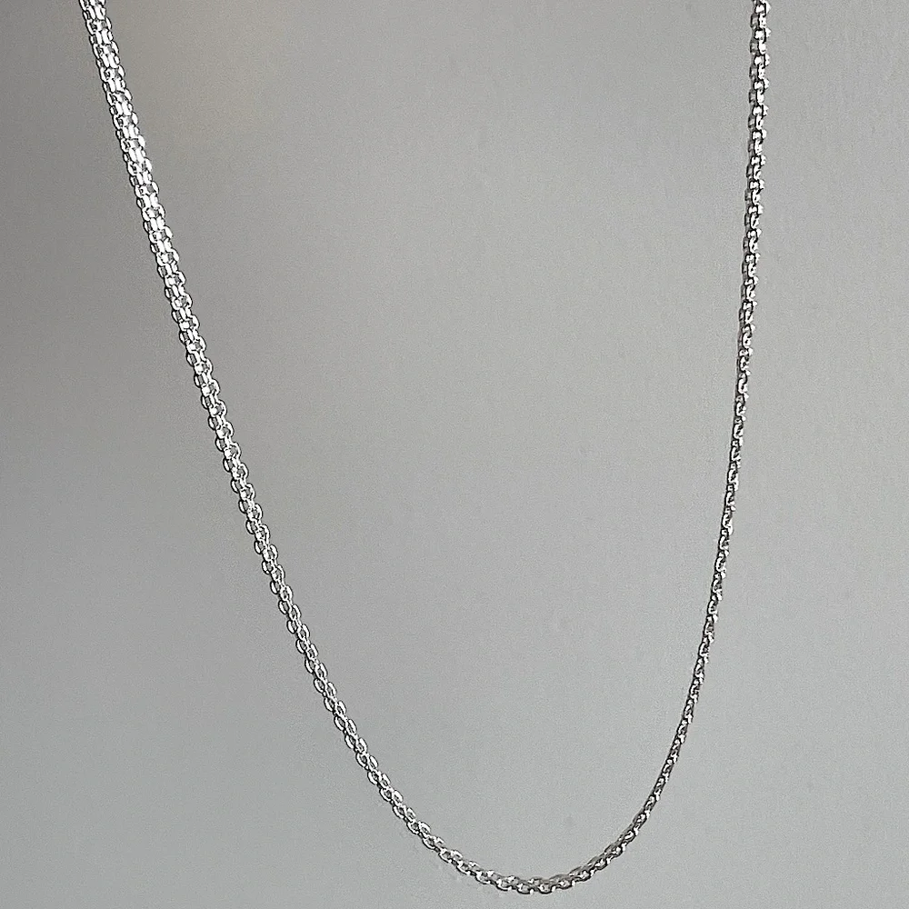 Solid 925 Bismark Chain Necklace - Picture 5 of 5